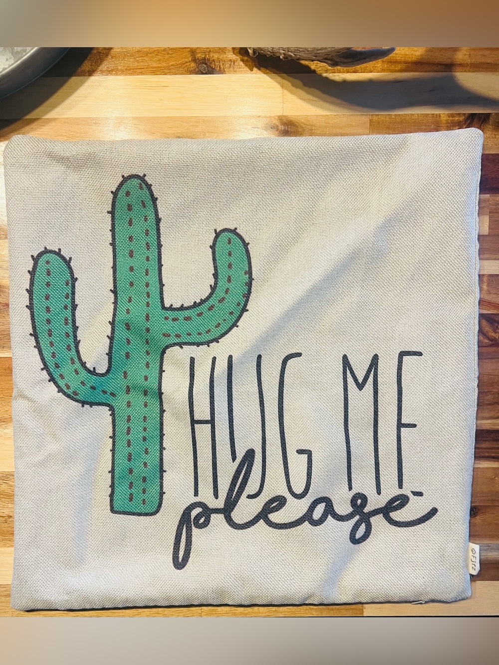 Hug Me Cactus Pillow Cover